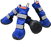 High End Warm 2pcs/pair Waterproof with Reflective Strap and  Interior Fleece Booties for Dogs (Assorted Sizes)