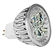 Dimmable Spot Lights , GU5.3 4 W 4 High Power LED 360-400 LM Warm White/Cool White/Natural White MR16 DC 12/AC 12 V