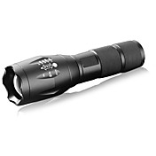  A100 Rechargeable  3-Mode 1x Cree XML-T6 Zoom  LED Flashlight (2200LM, 1x18650, Black)