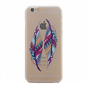 Colored Feathers Pattern Ultrathin Hard Back Cover Case for iPhone 6