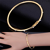 U7® Elegent Cuff Bracelets Austrian SWA Rhinestone 18K Gold Plated Bangles Jewelry Gift For Women