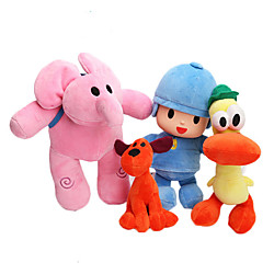 Animal en peluche Peluche Poupées en peluche Eléphant Canard Chiens Dessin Animé PP Coton Pocoyo Jeu imaginatif, bas, grands cadeaux d'anniversaire Party Favor Supplies Tous Adultes Enfants Bébé et