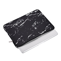 Housse d'ordinateur portable marbre pu cuir polyuréthane couleur unie unisexe antichoc 11,6 12 13,3 