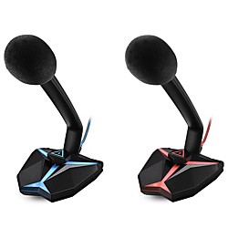 G33 micro de jeu de bureau à condensateur enregistrement indicateur LED connexion usb jeu de jeu min