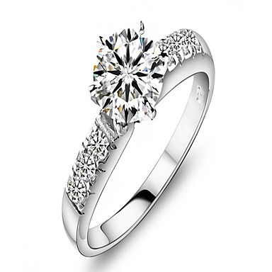 ... ct diamant suisse 925 bague de mariage en argent (1 pc) #01085103