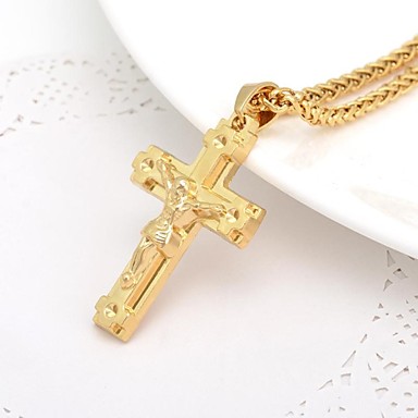 Gold chain necklace for men cross 2017 Gold chain necklace for men cross 2017