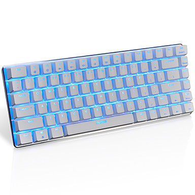 [$30.44] AJAZZ AK33 USB Wired Mechanical Keyboard Gaming Keyboard Gaming  Luminous Monochromatic Backlit 82 pcs Keys