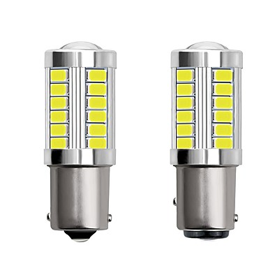 4PCS Amber  BAY15D 1157 Auto Car Tail Stop Brake Lights 5050 SMD 33 LED Bulb Lam 