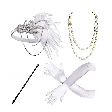 Headbands Pearl Necklace Halloween 
