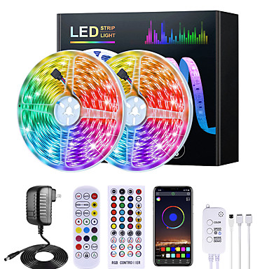 5-20M RGB 5050 LED Strip Lights Colour Changing WIFI Bluetooth Power Supply 12V 