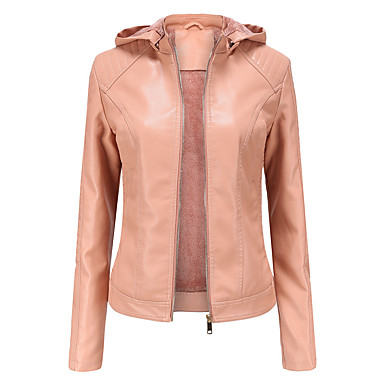 camel color faux leather jacket