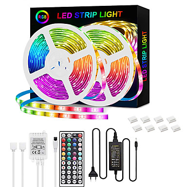 LED Strip Lights 32.8ft Music Sync Lights Bluetooth w/ Remote Waterproof 10M Kit 