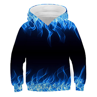 TUPOMAS Boys Girls 3D Print Graphic Pullover Hoodies Fleece Sweatshirts Long Sleeve Teen Tops with Pockets 3-12 Years Old 