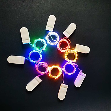 6 Pack Fairy String Lights 6.6Ft 20LED Battery Starry Copper Wire Firefly LED US 