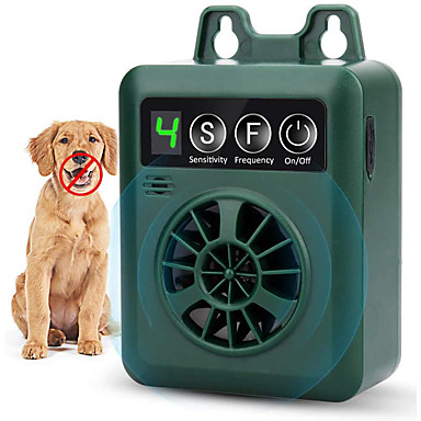 Ultrasonic Stop Control Dogs Pets Barking Anti No Bark Device Silencer Outdoor 