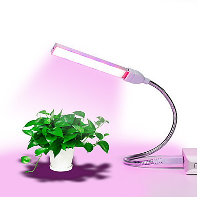 USB Led Plant Grow Light DC5V Full Spectrum for Indoor Plants Flexible Holder 
