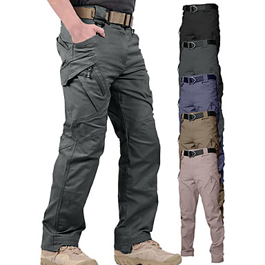 Outdoor Ventures Men's Cargo Work Pants Water Resistant Lightweight Ripstop Hiking Tactical Pants with 6 Pocket 
