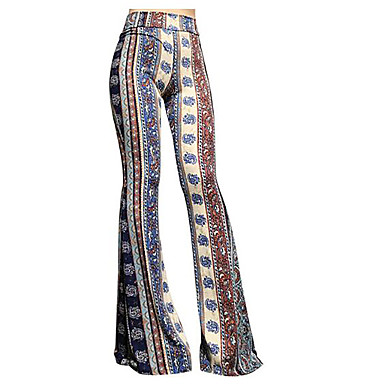 Women's Flare Chinos Soft Bell Bottoms 