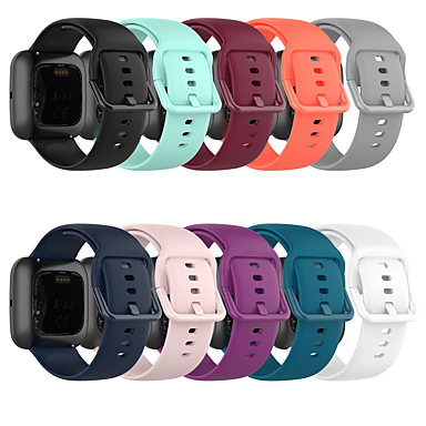 Fitbit Versa 2/Lite Band Soft Silicone Breathable Comfortable Strap 3 Pack Set 