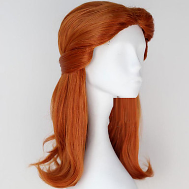 Princess Tinker Bell Blonde Golden Wigs Womens Girl Synthetic Hair Cosplay Wig