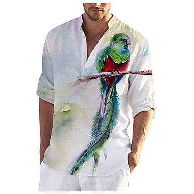 Men Quick Dry Sweat Pants Summer Tropical Parrots Sweatpants with Size S-3XL
