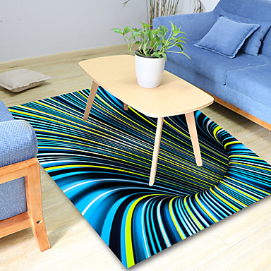 3D Bottomless Hole Optical Illusion Area Rug Carpet Floor Mat Living Room Home 