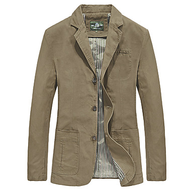 Herre Letvægts jakke Sommerjakke Casual jakke Shacket Sportsjakke