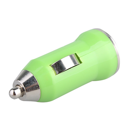 700mA сигареты автомобиля питанием USB-адаптер / зарядное устройство (DC 12V / 24V) -зеленый на мобильный 6 iPhone 6 плюс