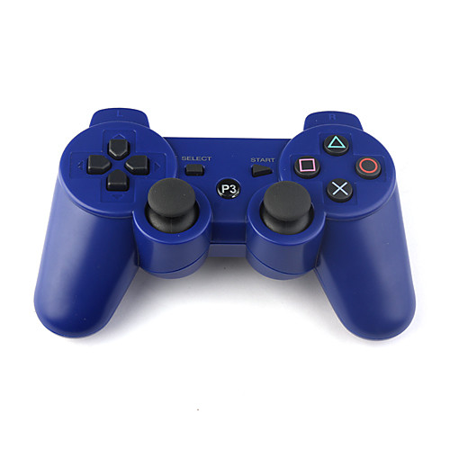 Аккумуляторная USB беспроводной контроллер для Playstation 3/PS3 (синий)