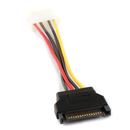 SATA 4p женщин и 15p Serial ATA SATA адаптер питания кабель 0,15 м