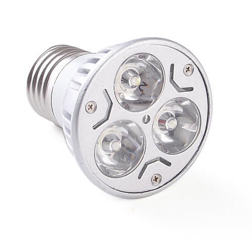 e27 3  1W теплый белый 240-270lm 3000-3500k привело место лампочки ((85 265))