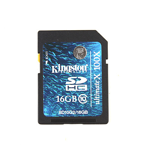 Kingston 16GB SD / TF карта памяти SDHC (класс 10)