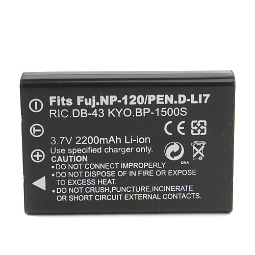 Аккумулятор, 200mAh 3.7V, для цифровой камеры NP-120 для FUJIFILM FinePix F10,F11,FinePix603