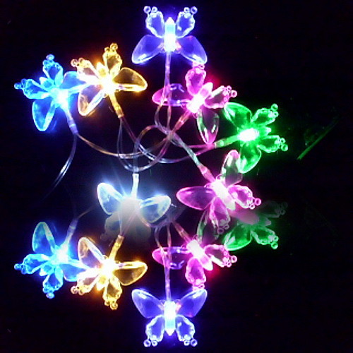 6M 3W 32-LED Красочный Свет в форме бабочки,(110 / 220В)
