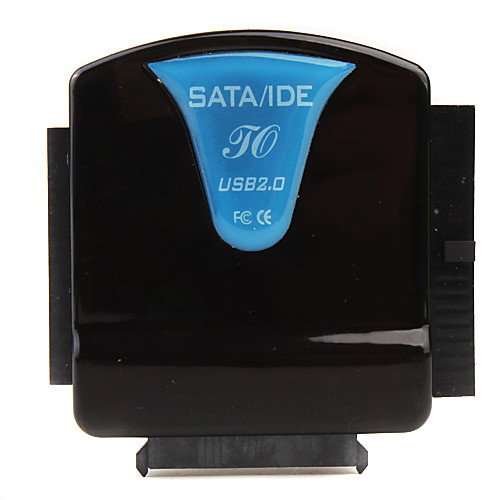 все-в-один SATA / IDE на USB 2.0 преобразователь (черный / синий)