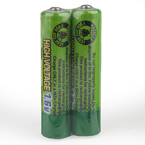 1.6V 900mAh высокого напряжения аккумуляторной батареи (2 х ААА)