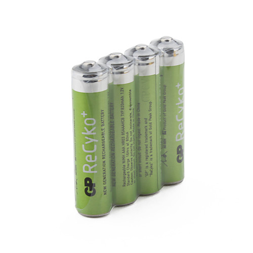 др ReCyko  820mah 1.2v Ni-MH аккумуляторные батареи ААА (4-упаковка)