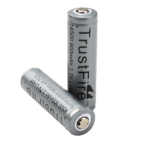 TrustFire защищены 14500 аккумуляторная батарея с ПХБ-серый (2 шт)