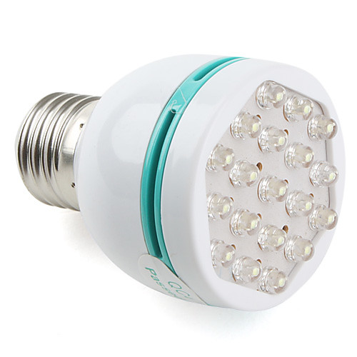 E27 19-LED 1W 90lm белый свет Светодиодные лампы месте (85-265В)