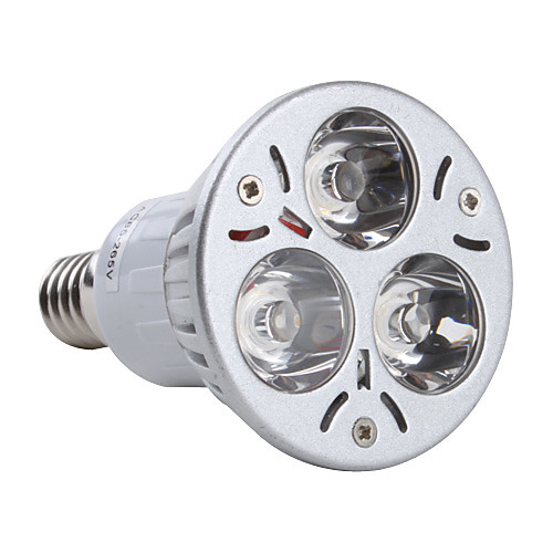 e14 3x1w 3-LED 270lm 3000K теплый белый свет лампы 85-265V