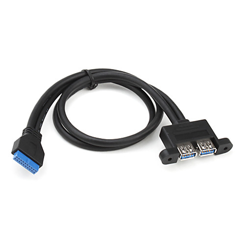 20-контактный разъем для 2 х USB 3.0 адаптер 0,3 м