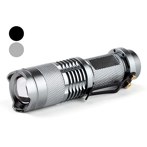 SIPIK SK68 Портативный Cree XR-E Q5 Zoom LED фонарь, 400 лм, 1х14500/1хАА