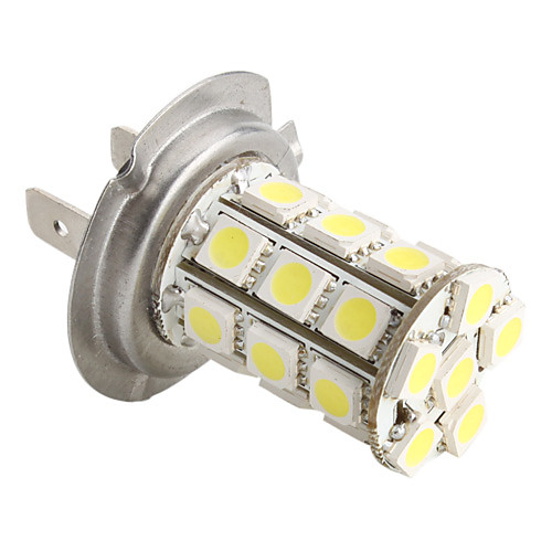 h7 5050 SMD 27 под руководством 1.44w 1300mA белый лампа для автомобиля (12 В постоянного тока)