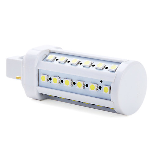 g24 5w 36x5050 SMD 350-400LM 5500-6500K естественный белый свет Светодиодная лампа (220-240V)