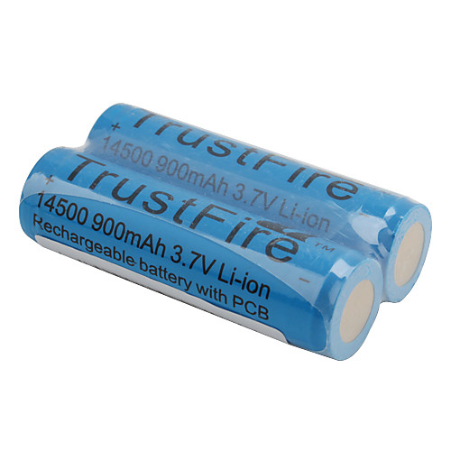 TrustFire защищены 14500 3.7V 900mAh перезаряжаемые литий-ионные батареи (2 шт, синий)