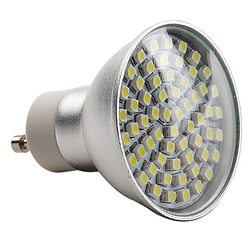 GU10 3528 SMD 60-белых под руководством 150-180lm лампочки (230, 3-3.5W)