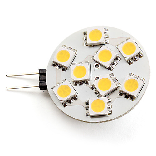 g4 2-9x5050 SMD 2.5W 90-100lm 2800-3200K теплый белый свет привели пятно лампы (12)