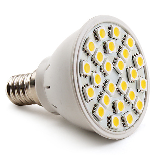 e14 5050 SMD 24 под руководством теплый белый 130-150lm лампочки (230, 3-3.5W)