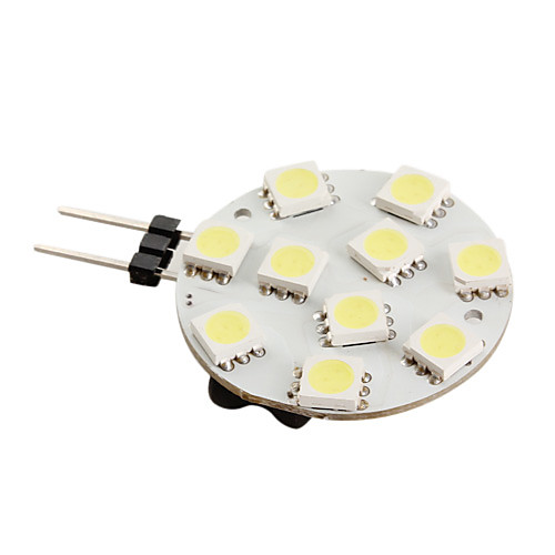 g4 10x5050 SMD 120lm белые лампочки для автомобильных ламп (12)