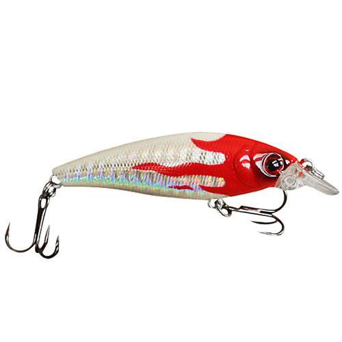 Жесткий Bait Minnow 0,5 метра плавающей рыбалка пластиковые приманки 60MM 6G (1pc/color ассорти)